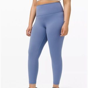Lululemon 25” Wunder Train Leggings in Water Drop